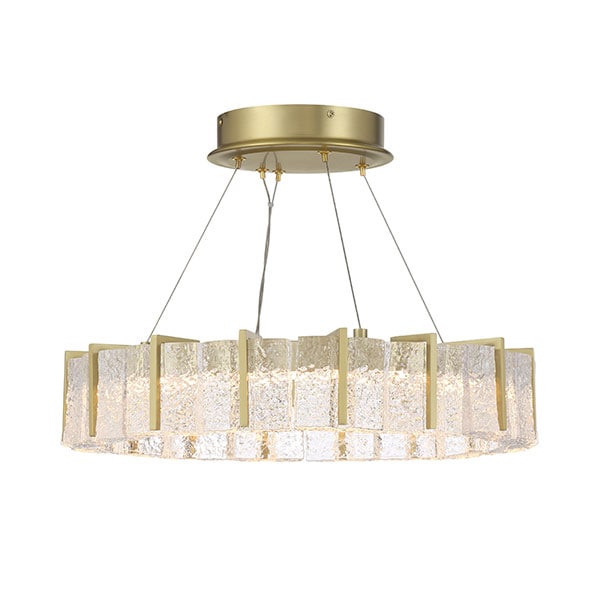 【Minka-Lavery】アメリカ・ペンダントライト「Sevryn」ゴールド（φ500×H95mm）