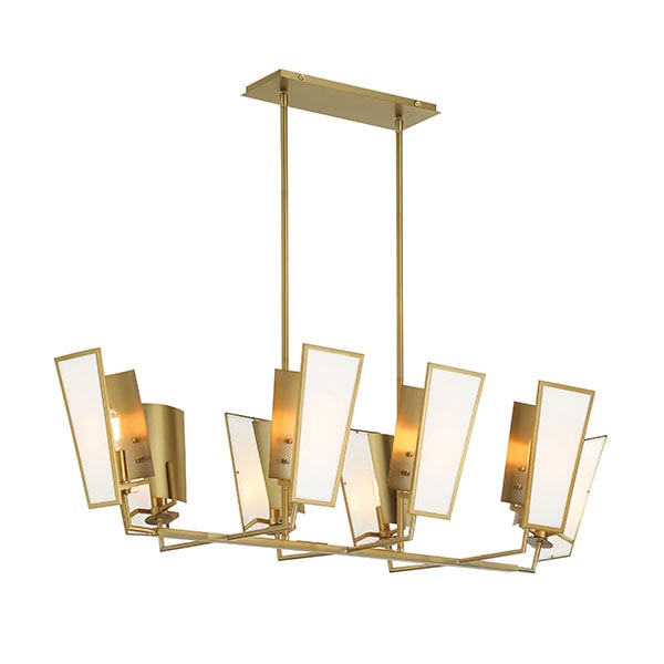 【Minka-Lavery】アメリカ・ペンダントライト「Ricochet」ゴールド（W1118×H286mm）