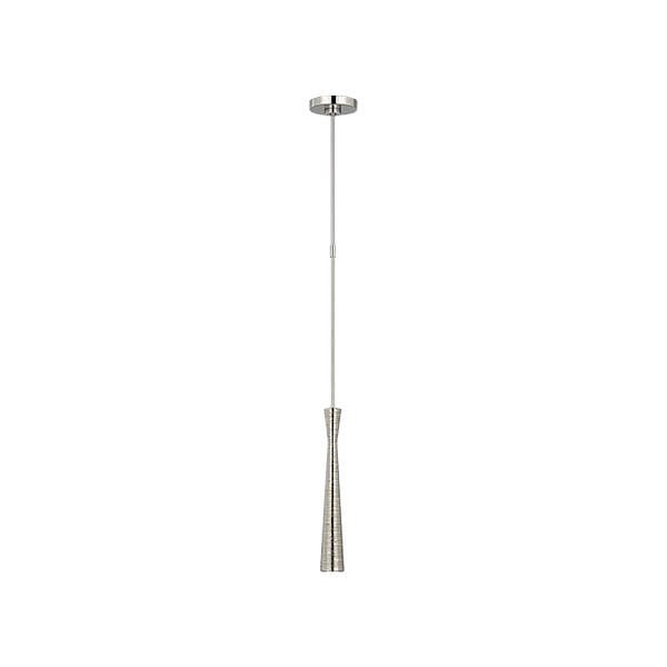 【Visual Comfort】アメリカ・デザイン照明 ペンダントライト「Utopia Mini Pendant」LED・シルバー（W51×H381mm）