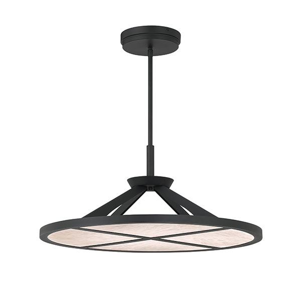 【Minka-Lavery】アメリカ・ペンダントライト「Stiles」ブラック（φ711×H305mm）