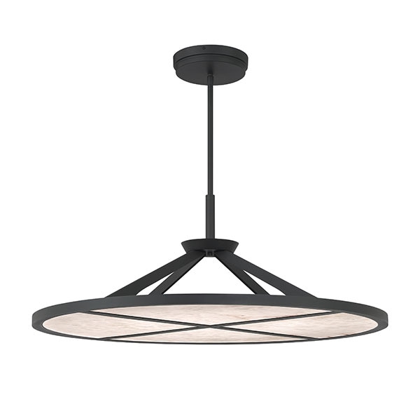 【Minka-Lavery】アメリカ・ペンダントライト「Stiles」ブラック（φ914×H356mm）