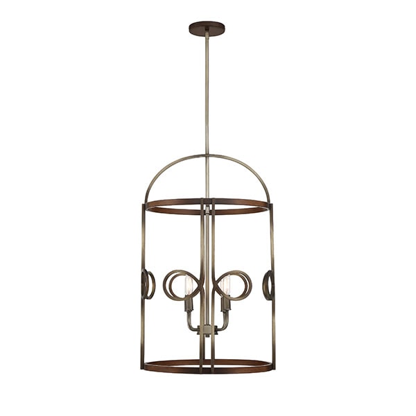 【Minka-Lavery】アメリカ・ペンダントライト「Yorkville」シルバー（φ457×H838mm）