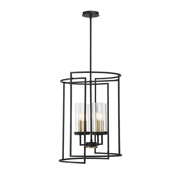 【Minka-Lavery】アメリカ・ペンダントライト「Hillstone」ブラック（φ470×H622mm）