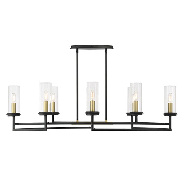 【Minka-Lavery】アメリカ・ペンダントライト「Hillstone」ブラック（φ1149×H302mm）