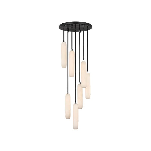 【Visual Comfort】アメリカ・デザイン照明 ペンダントライト「Formosa 7-Light Pendant」LED　ブロンズ（W381×H1600mm）