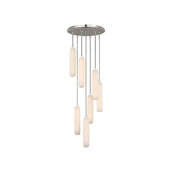 【Visual Comfort】アメリカ・デザイン照明 ペンダントライト「Formosa 7-Light Pendant」LED　シルバー（W381×H1600mm）