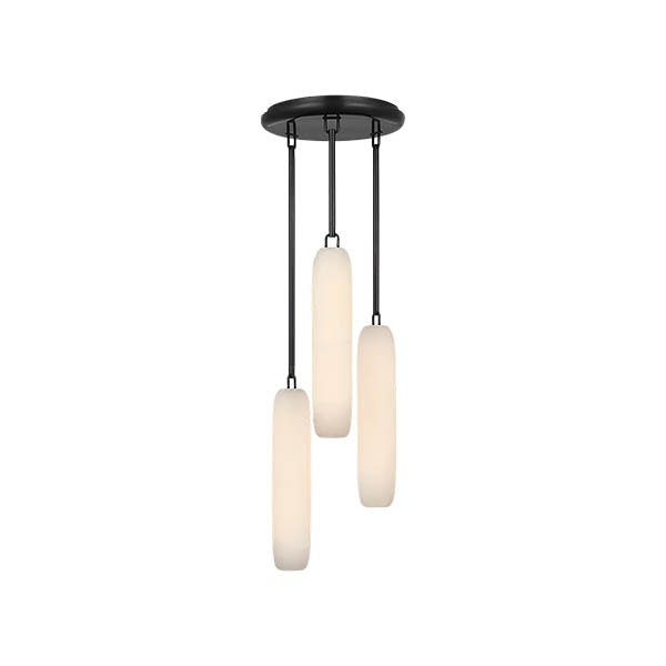 【Visual Comfort】アメリカ・デザイン照明 ペンダントライト「Formosa 3-Light Pendant」LED　ブロンズ（W254×H940mm）