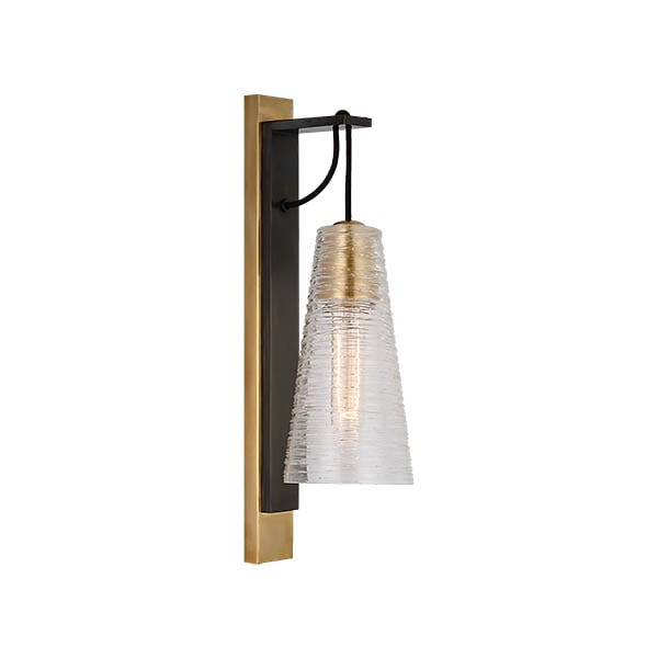 【Visual Comfort】アメリカ・ウォールライト「Reve Medium Conical Sconce」1灯 ブロンズ・ゴールド（W102×D152×H483mm）