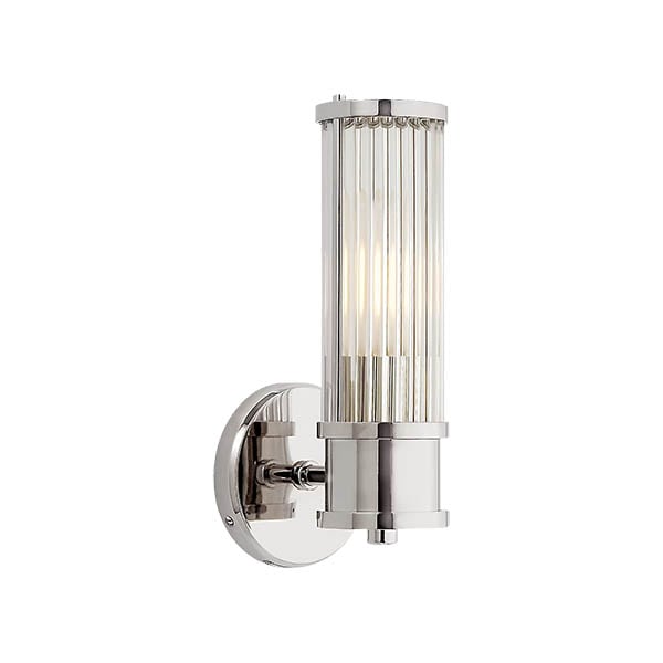 【Visual Comfort】アメリカ・ウォールライト「Allen Single Sconce」1灯 シルバー（W102×D127×H279mm）