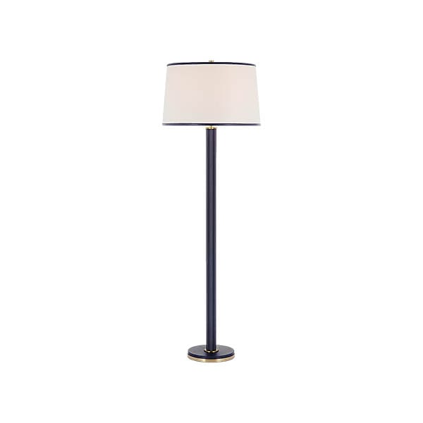 【Visual Comfort】アメリカ・フロアライト「Riley Large Floor Lamp」1灯　ブルー・ゴールド (W559×H1676mm)