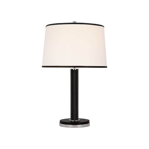 【Visual Comfort】テーブルライト 1灯 「Riley Medium Table Lamp」　ブラウン・シルバー (W483×H711mm)