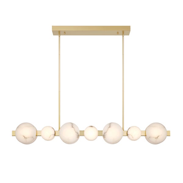 【Minka-Lavery】アメリカ・ペンダントライト「Zill」ゴールド（W1219×H159mm）