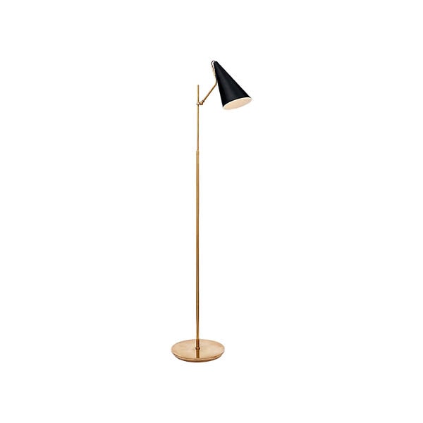 【Visual Comfort】アメリカ・フロアライト「Clemente Floor Lamp」1灯　ブラック (W254×D432×H1194〜1499mm)