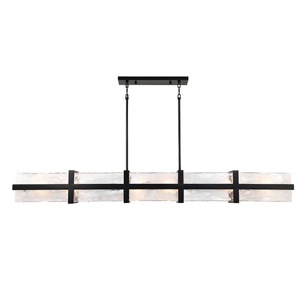 【Minka-Lavery】アメリカ・ペンダントライト「Cloud Break」ブラック（W1524×D210×H203mm）