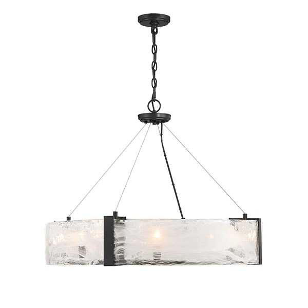 【Minka-Lavery】アメリカ・ペンダントライト「Cloud Break」ブラック（φ826×H610mm）