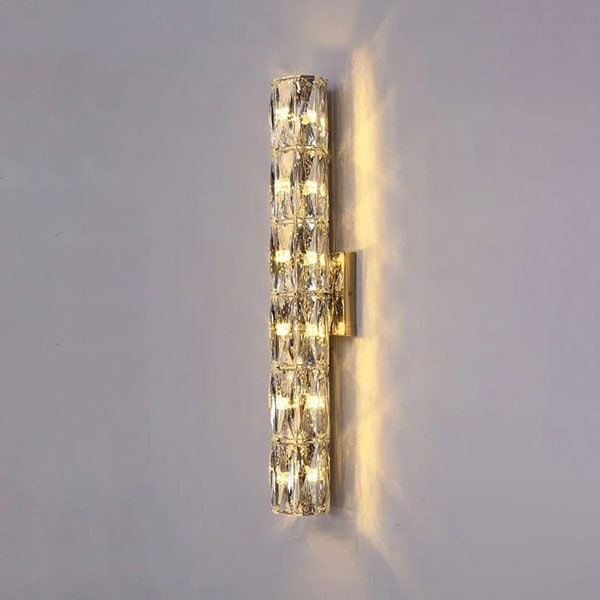デザイン照明　モダンクリスタルウォールライト　6灯（W120×H600mm）