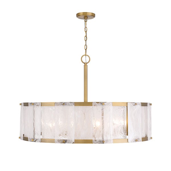 【Minka-Lavery】アメリカ・ペンダントライト「Veil」ゴールド（φ914×H603mm）
