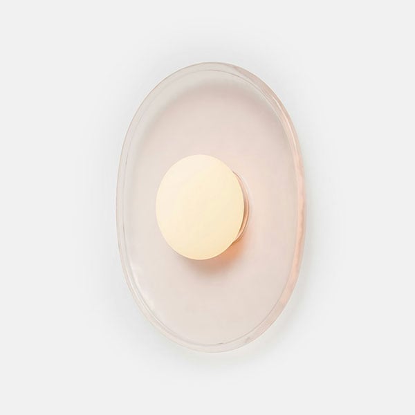 【RBW】アメリカ・デザイン照明　ウォールライト「Crepe Sconce」ピンク（W320×D85×H378mm）