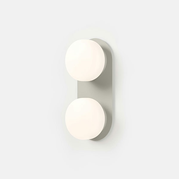 【RBW】アメリカ・デザイン照明　ウォールライト「Pastille 2」Droplet・グレー（W318×D101×H140mm）