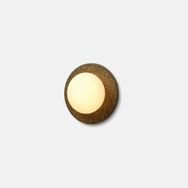 【RBW】アメリカ・デザイン照明　ウォールライト「Topo Sconce」ブラウン（φ215×D81mm）