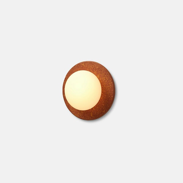 【RBW】アメリカ・デザイン照明　ウォールライト「Topo Sconce」レッド（φ215×D81mm）