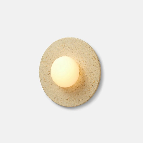 【RBW】アメリカ・デザイン照明　ウォールライト「Topo Sconce」ナチュラル（φ305×D81mm）