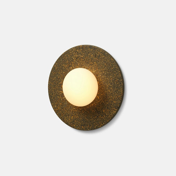 【RBW】アメリカ・デザイン照明　ウォールライト「Topo Sconce」ブラウン（φ305×D81mm）