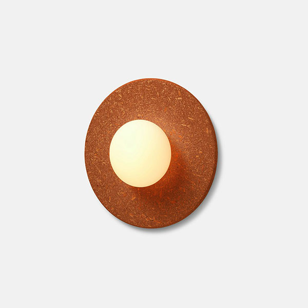 【RBW】アメリカ・デザイン照明　ウォールライト「Topo Sconce」レッド（φ305×D81mm）