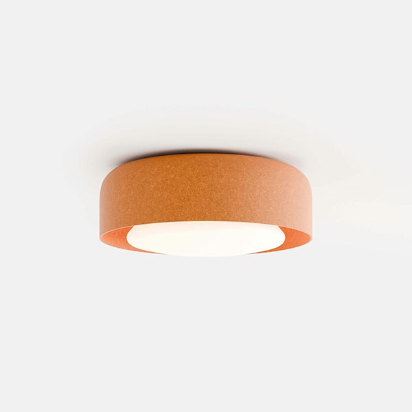 【RBW】アメリカ・デザイン照明　シーリングライト「Highline Flush Mount」オレンジ（φ360×H148mm）