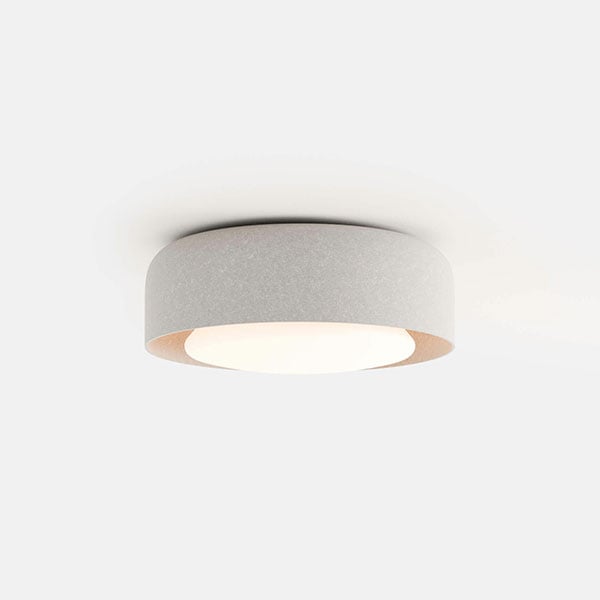 【RBW】アメリカ・デザイン照明　シーリングライト「Highline Flush Mount」グレー（φ360×H148mm）