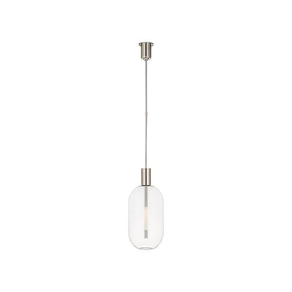 【Visual Comfort】アメリカ・デザイン照明 ペンダントライト「Nye Tall Pendant」LED　シルバー（W279×H635mm）