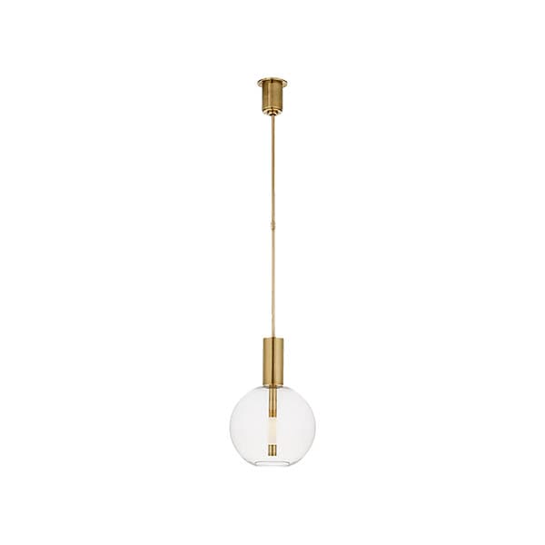 【Visual Comfort】アメリカ・デザイン照明 ペンダントライト「Nye Globe Pendant」LED　ゴールド（W330×H483mm）