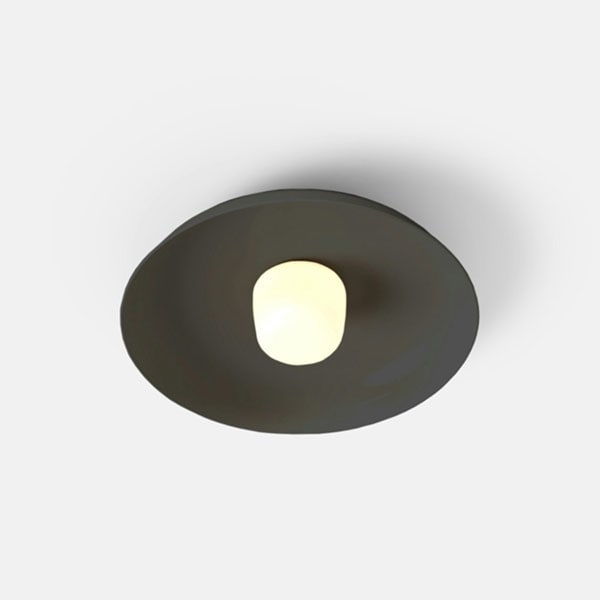 【RBW】アメリカ・デザイン照明　シーリングライト「Hoist Flush Mount」ブラック（φ360×D154mm）