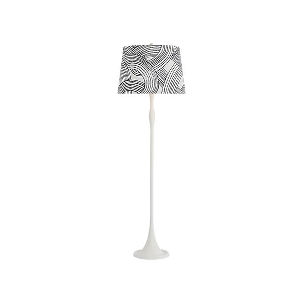 【Visual Comfort】アメリカ・フロアライト「Romero Medium Floor Lamp」1灯　ホワイト・ブルーフリーフォーム (W533×H1346mm)