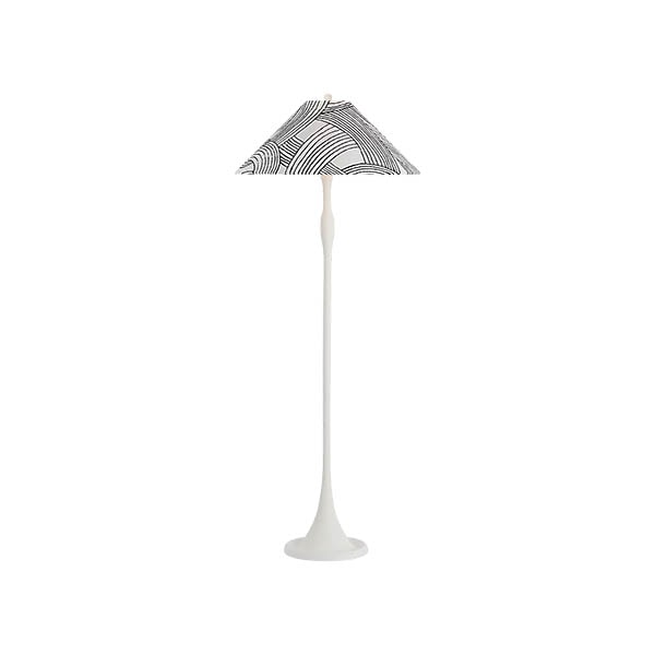 【Visual Comfort】アメリカ・フロアライト「Romero Medium Floor Lamp」1灯　ホワイト・ブルーフリーフォーム (W533×H1346mm)