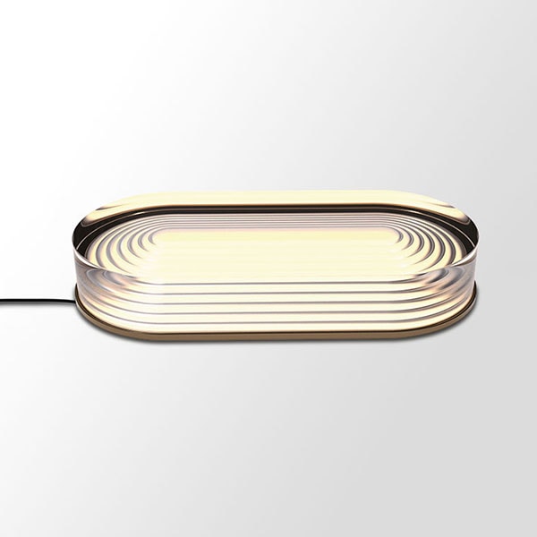 【Rakumba】オーストラリア・デザイン照明「PORT」テーブルライト（W390×D190×H70mm）