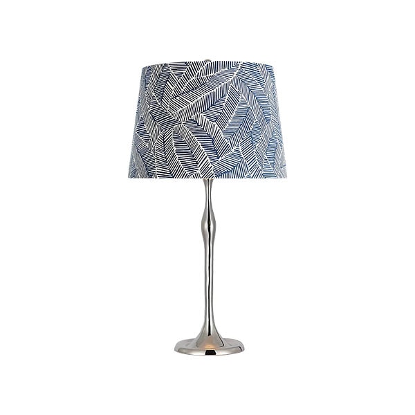 【Visual Comfort】テーブルライト 1灯 「Romero Medium Table Lamp」　シルバー・ネイビーリーフ (W406×H711mm)