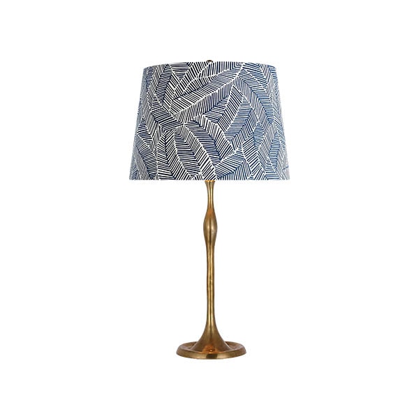 【Visual Comfort】テーブルライト 1灯 「Romero Medium Table Lamp」　ゴールド・ネイビーリーフ (W406×H711mm)