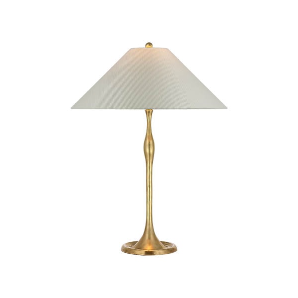 【Visual Comfort】テーブルライト 1灯 「Romero Medium Table Lamp」　ゴールド・ブルー (W406×H711mm)