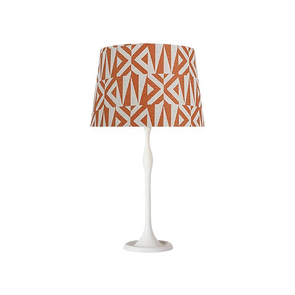 【Visual Comfort】テーブルライト 1灯 「Romero Medium Table Lamp」　ホワイト・オレンジ (W406×H711mm)