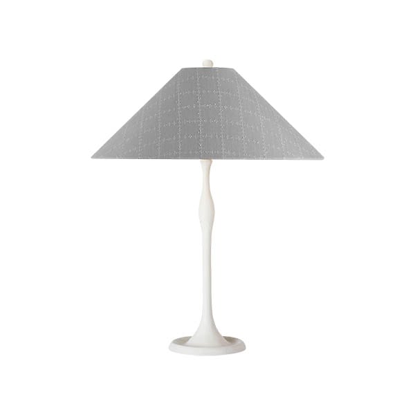 【Visual Comfort】テーブルライト 1灯 「Romero Medium Table Lamp」　ホワイト・グレー (W406×H711mm)