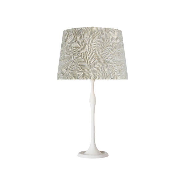 【Visual Comfort】テーブルライト 1灯 「Romero Medium Table Lamp」　ホワイト・トープリーフ (W406×H711mm)
