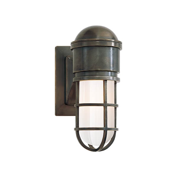 【Visual Comfort】アメリカ・ウォールライト「Marine Wall Light」1灯 ブロンズ（W102×D178×H254mm）