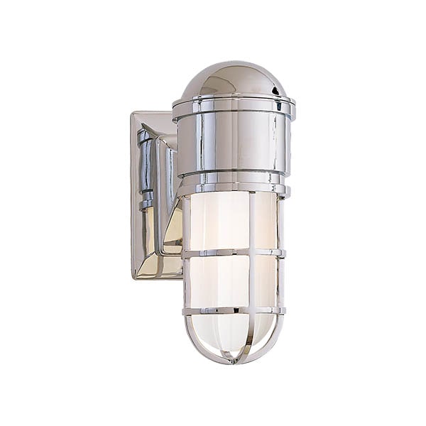 【Visual Comfort】アメリカ・ウォールライト「Marine Wall Light」1灯 シルバー（クロム）（W102×D178×H254mm）