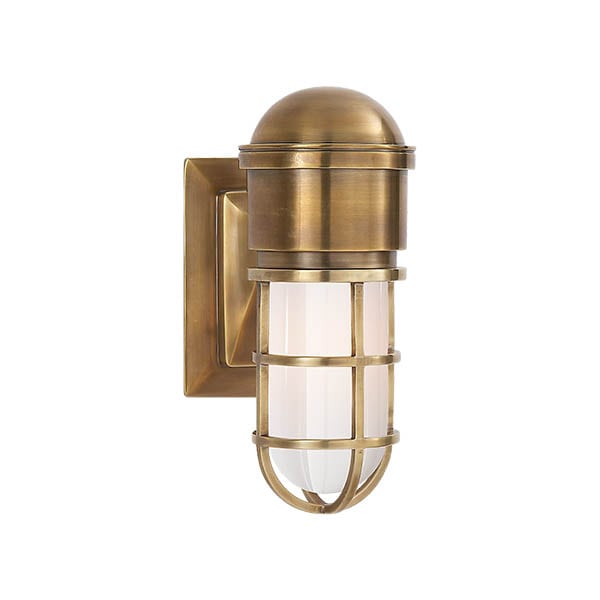 【Visual Comfort】アメリカ・ウォールライト「Marine Wall Light」1灯 ゴールド（W102×D178×H254mm）