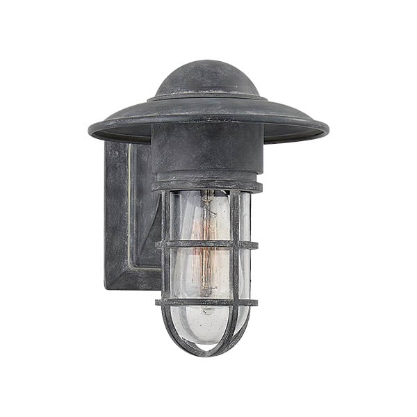 【Visual Comfort】アメリカ・インドア／アウトドアウォールライト「Marine Indoor／Outdoor Wall Light」1灯 グレー（W203×D254×H254mm）