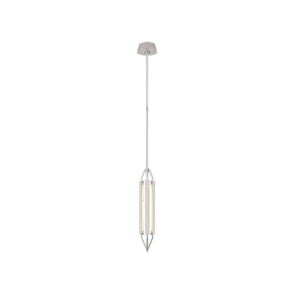 【Visual Comfort】アメリカ・デザイン照明 ペンダントライト「Appareil Small Lantern」LED　シルバー（W152×H660mm）