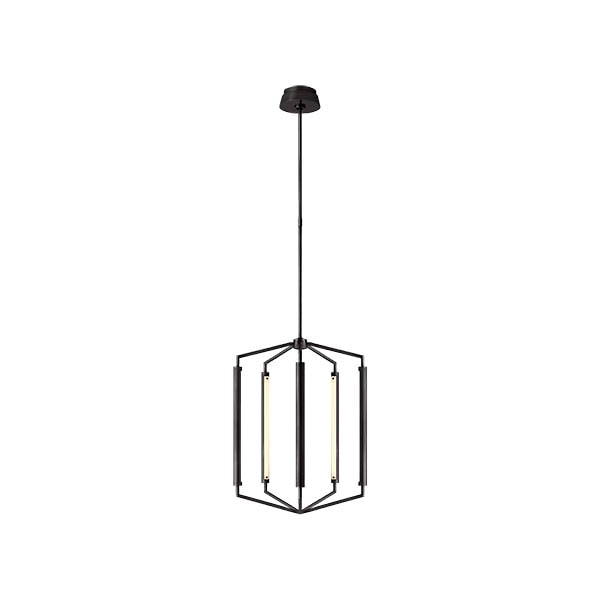 【Visual Comfort】アメリカ・デザイン照明 ペンダントライト「Appareil Medium Lantern」LED　ブロンズ（W508×H660mm）