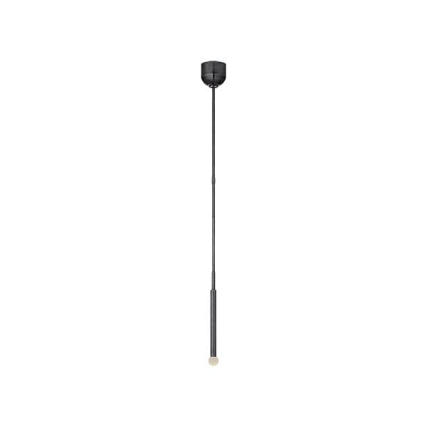 【Visual Comfort】アメリカ・デザイン照明 ペンダントライト「Rousseau Single Pendant」　LED　ブロンズ・エッチングクリスタルオーブ（W25×H559mm）