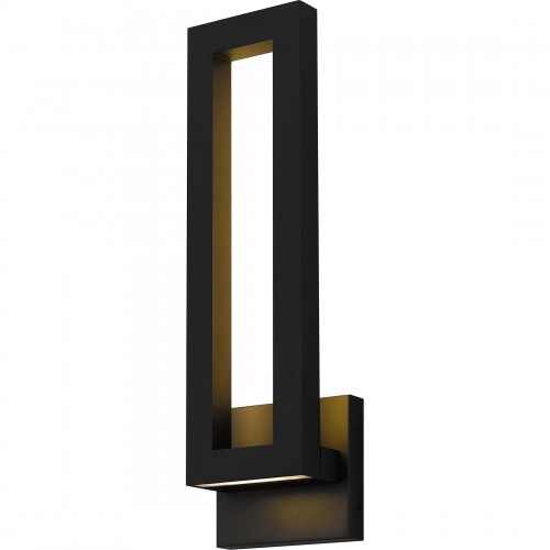 【QUOIZEL】アメリカ・デザイン照明 アウトドア LEDウォールライト「Pompeii」ブラック（W180×D100×H610mm）